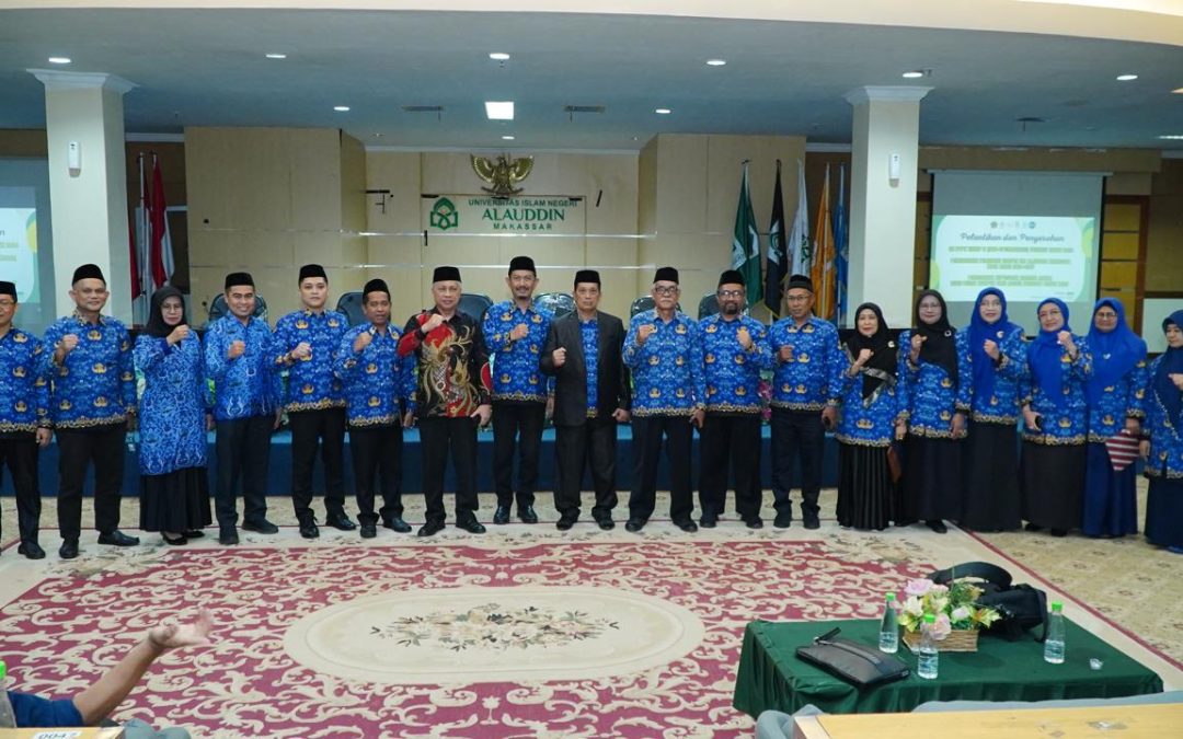 Pengurus KORPRI UIN Alauddin Makassar Dikukuhkan Serentak Secara Virtual di Lingkungan Kementerian Agama