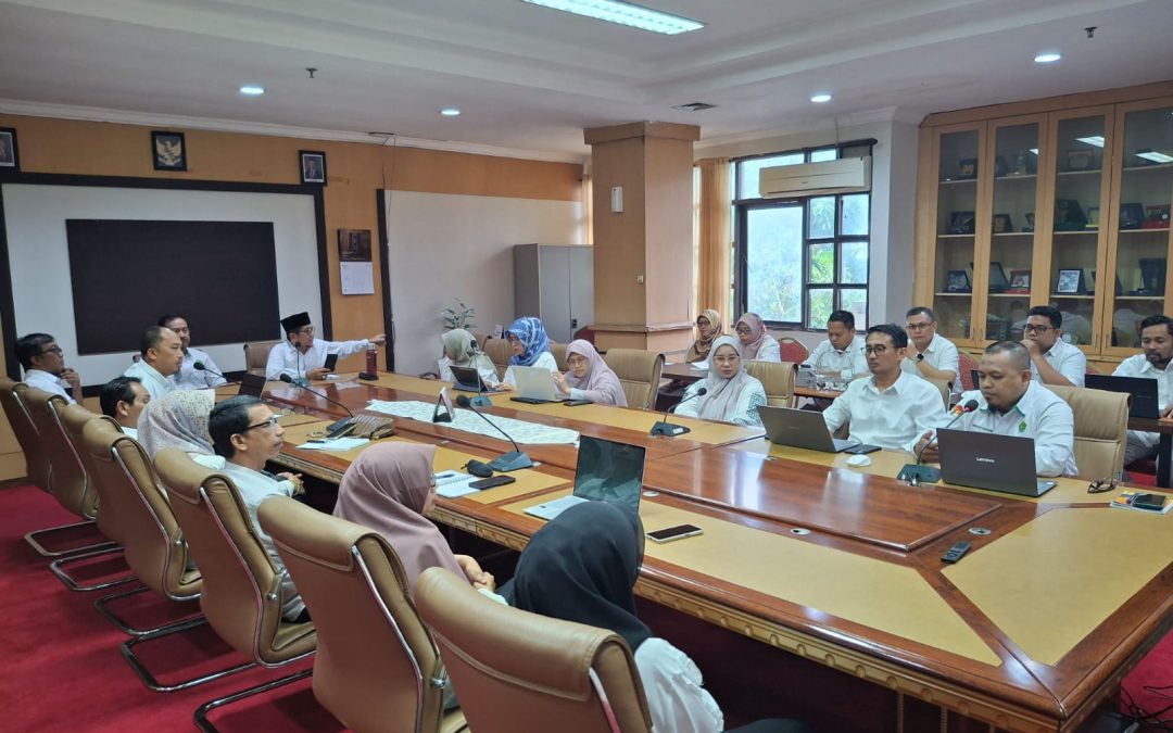 Tim Kepegawaian Ikuti Rapat Tindak Lanjut Hasil Evaluasi Triwulan Pertama Lingkup Bidang II AUPK