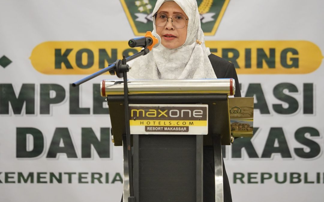 Didaulat Jadi Ketua Panitia Nasional: Ketua Tim SDM Aparatur UIN Alauddin Makassar Paparkan Laporan Ketua Panitia Konsinyering Interkoneksi SIMPEG 5